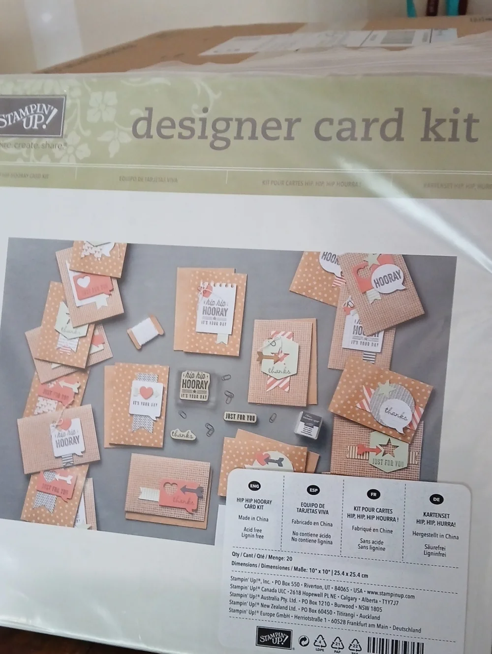 Hip Hip Hooray Designer Card Kit